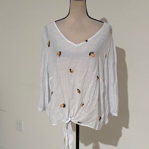 Olivia and Martin 3X Summer high low shirt 1085
